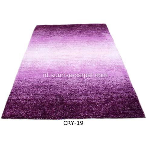 Benang Tipis Microfiber Dengan Karpet Warna Gradien